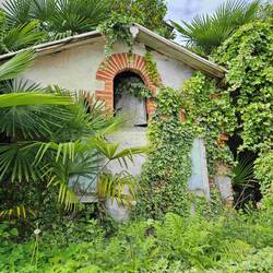 Tucked away behind our hotel, spied it while out walking