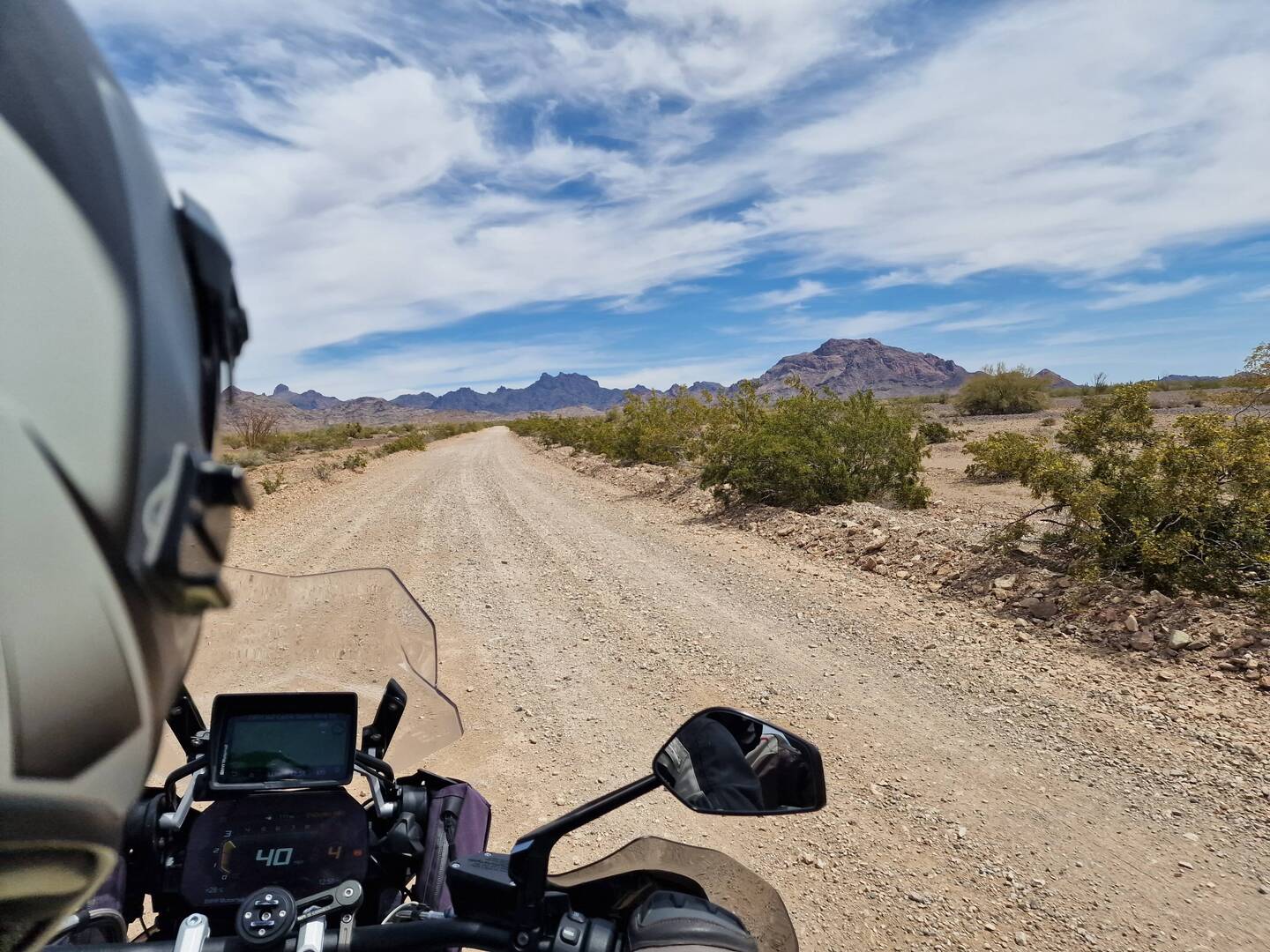 We weren't sure if we were on the right track until we got there.