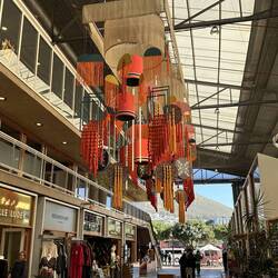 Fabulous lighting fixture in the artisans' warehouse
