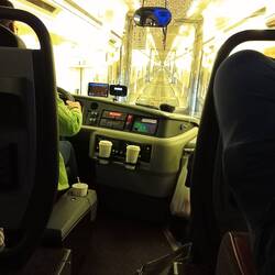 Bus going into train to go through Chunnel??