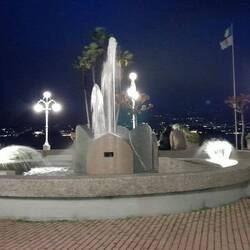 Who got wet?   See the lights on the far shore, a peaceful evening.