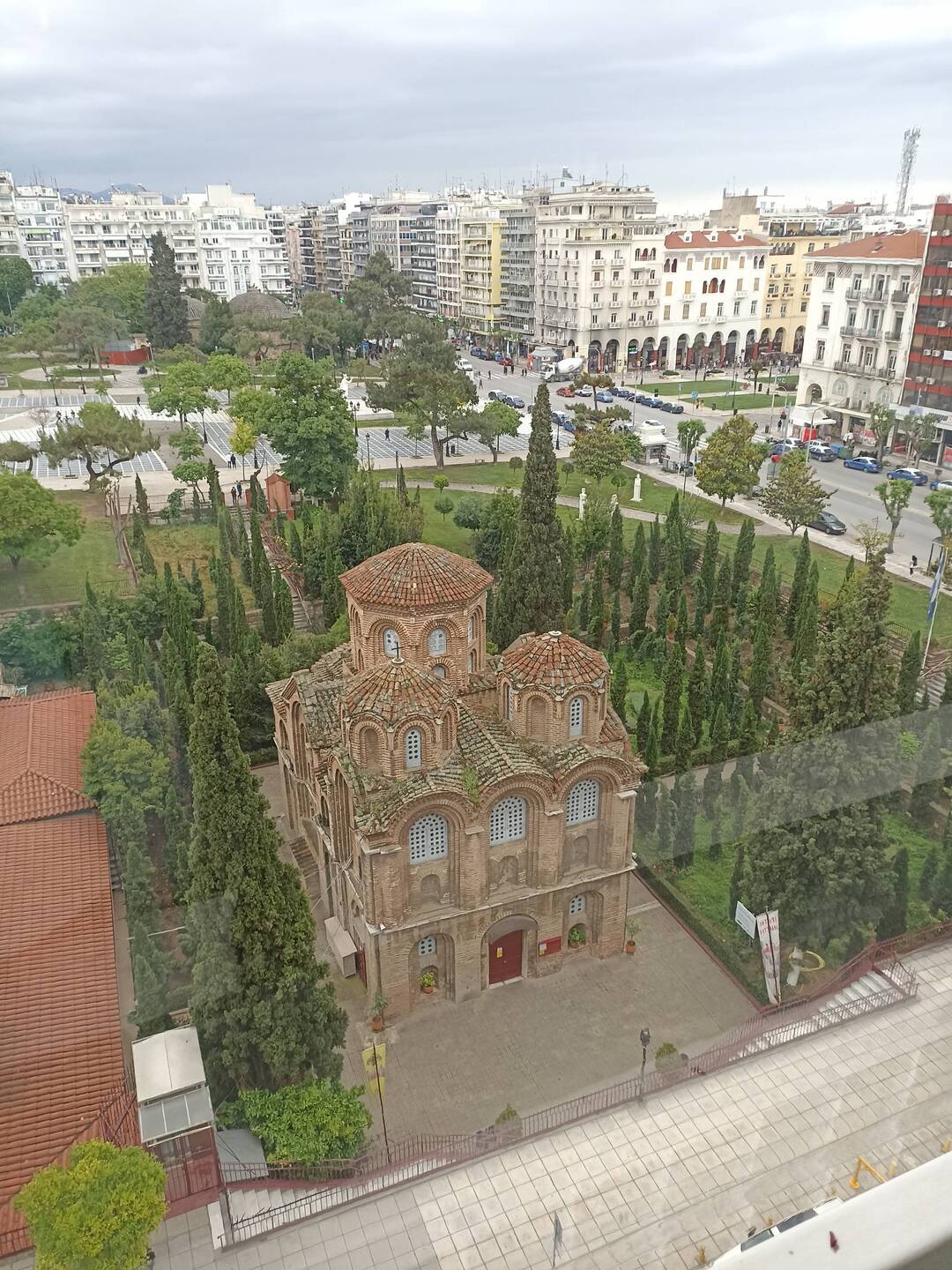 Thessaloniki from hostel 7 floor bar.