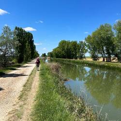 Walking alongside the canal