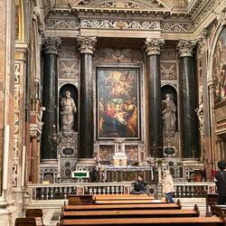 ציור של ברית מילה של ישו בכנסיה