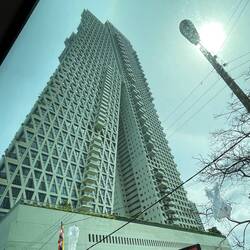 Modern buildings are common