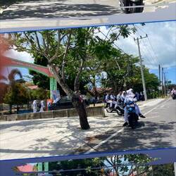 Driving home from School