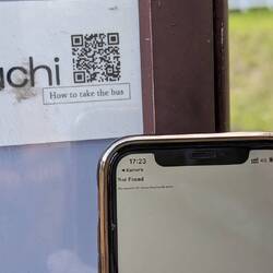 Der QR-Code, der den Ausländern erklärt, wie man den Bus nutzt, funktioniert nicht (mehr) 🤦‍♂️