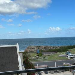 The view from our hotel window - pretty good!