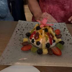 Pavlova dessert - what a beauty!