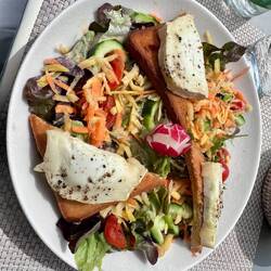 Warm Goat Cheese Salad
