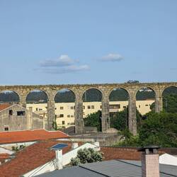 Aquaducts visible from our room. Constructef during 1600s to deliver water to a convent.