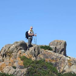Jeff loves to climb rocks!
