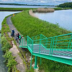 Steep bridge over the canal