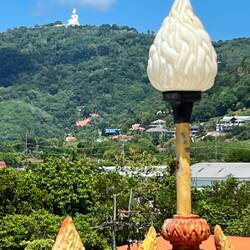 Big Buddha in the background