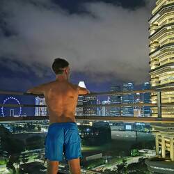 Auch nachts ist es noch angenehm warm