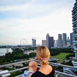 Die Aussicht bewundern