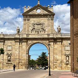 Old gate entrance at Sahagun