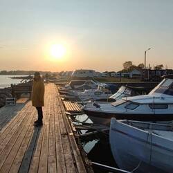 Kleiner Abendspaziergang am Hafen