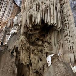 Intricate formations in the limestone