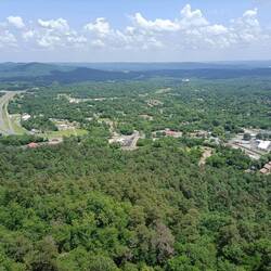 Unser Hotel vom Mountain Tower gesehen.
