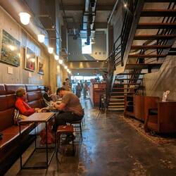 Das Café "Sensing Touch of Earth"