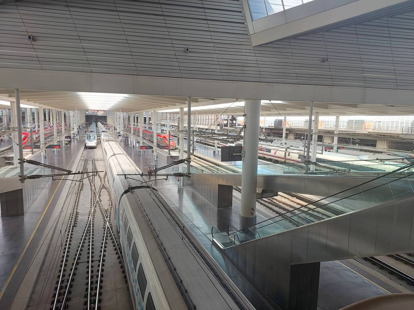 Arrival at Atocha station