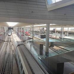 Arrival at Atocha station