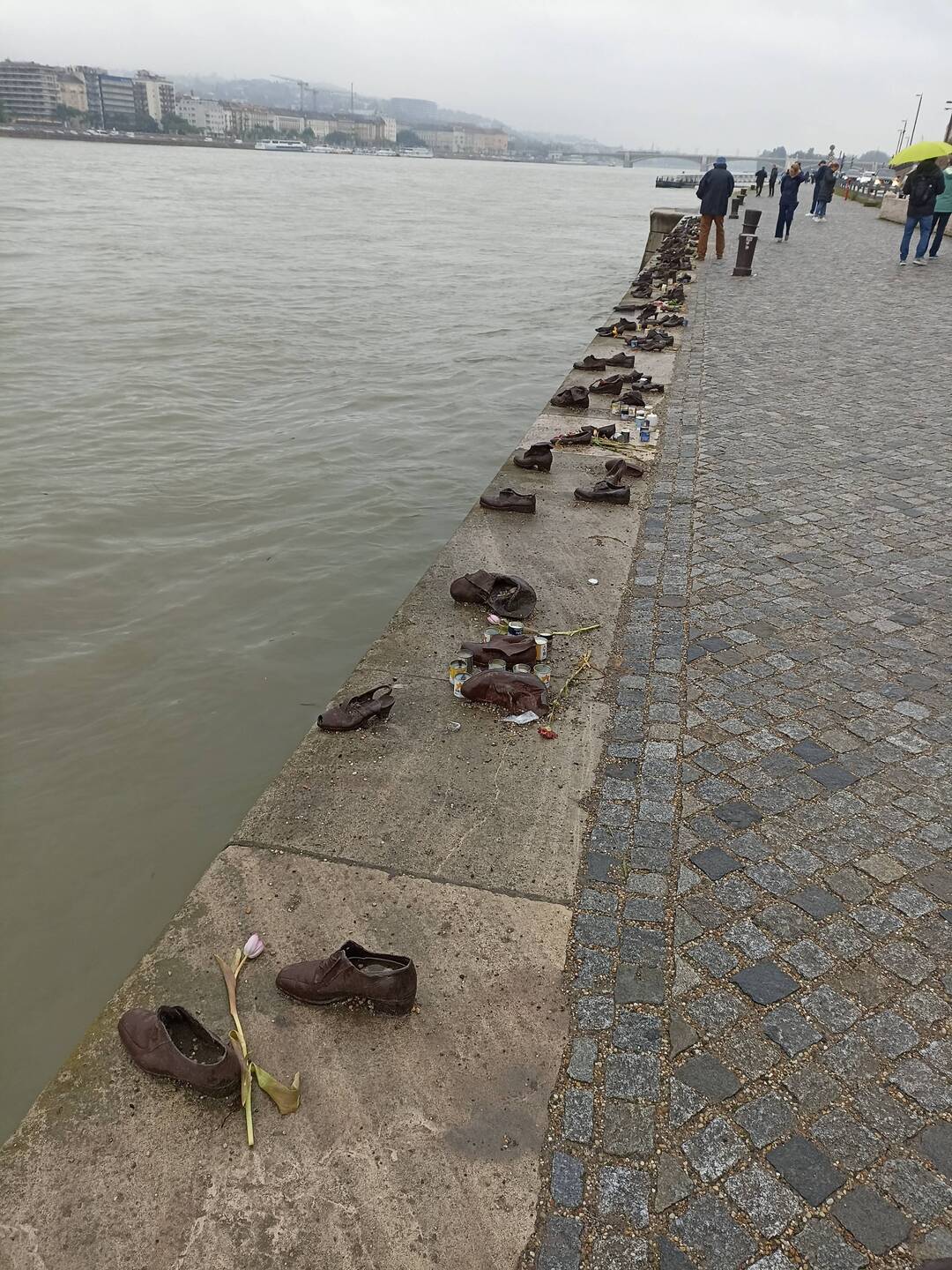 Monument of Shoes, Budapest. Such a tragic history.