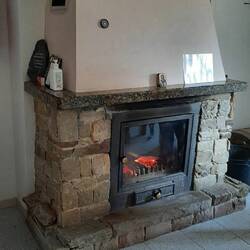 Nice fire here which is where I am now