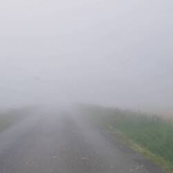 Zwei Stunden durch diese Suppe 🫣danke vor mir fahrender Lastwagen, du hast mich gerettet🙏😇🧡