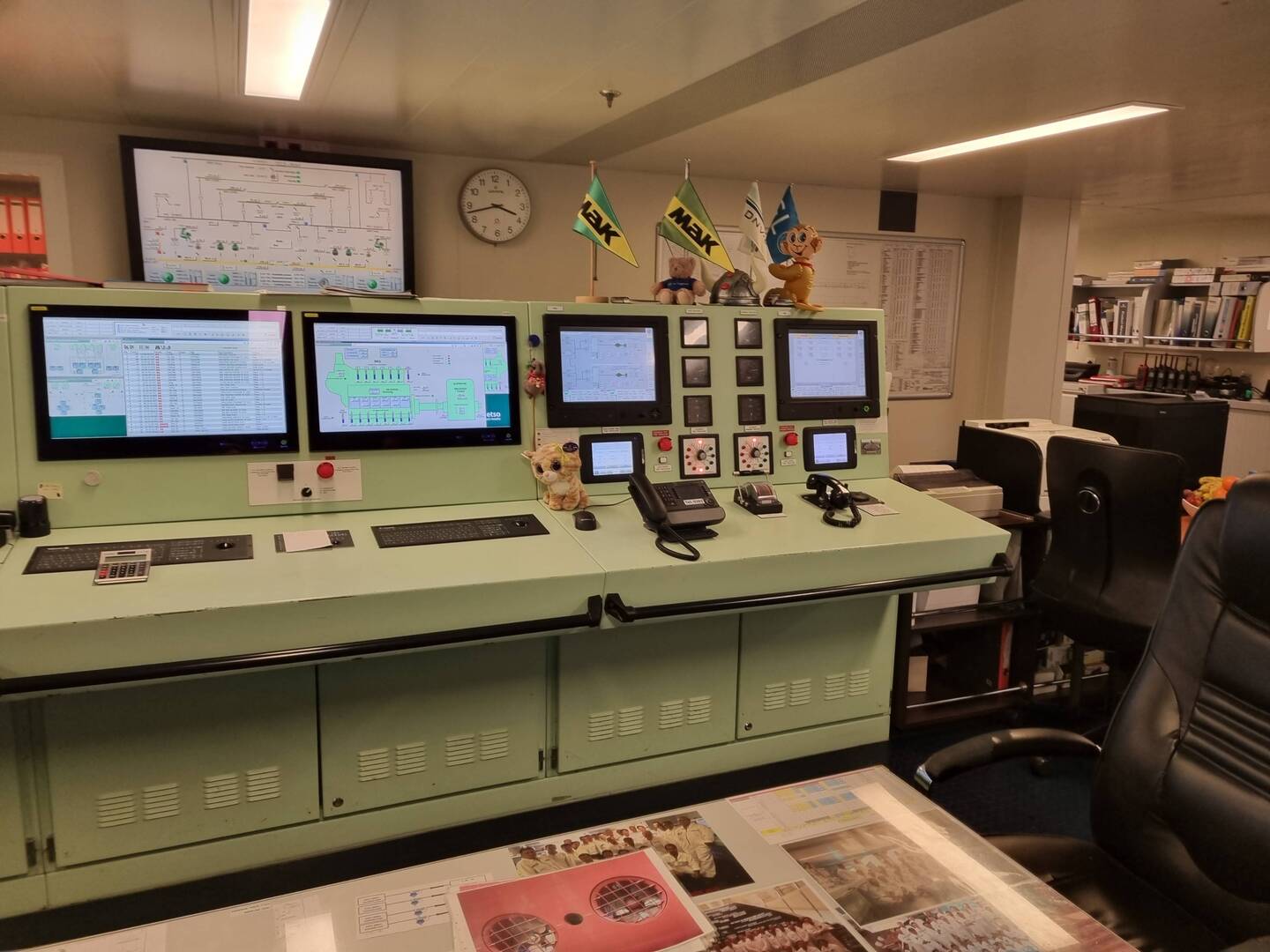 Der Engine Controll Room.