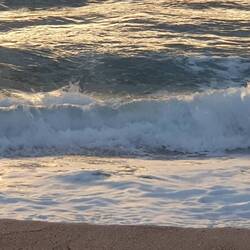 Das Meer im Abendlicht