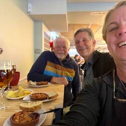 Tapas and 18/70 beer with Rob