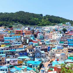 Farbiges Gamcheon Culture Village
