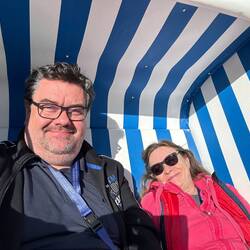 warten auf die Fahrerbesprechung