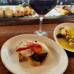 Morcilla with Quail egg