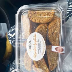 Griechische Snacks für die Fahrt 🤤