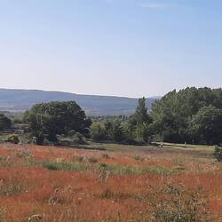 View just outside village
