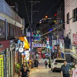 Seitenstraße in Itaewon