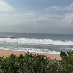 The ocean side view from our hotel