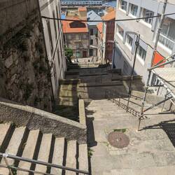 When you have reached the city and then realize you have to go up these!