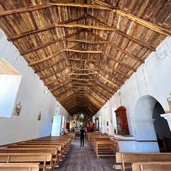 Nicely cool with wooden ceiling