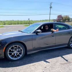 Head out on the highway. (This is the gas guzzler they gave us instead of a Camry)
