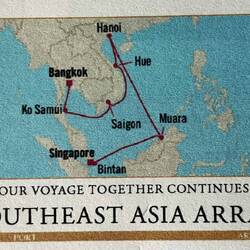 The next segment ends in Bangkok