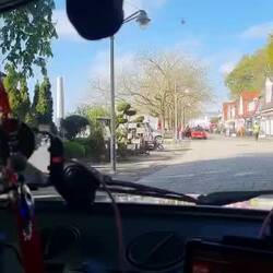 Einfahrt zur Startaufstellung