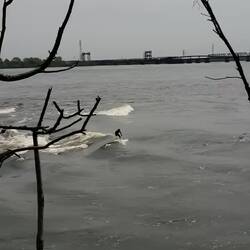 Surfing the St. Lawrence backwards