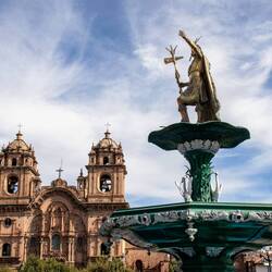 Pachacútec wacht über Cusco