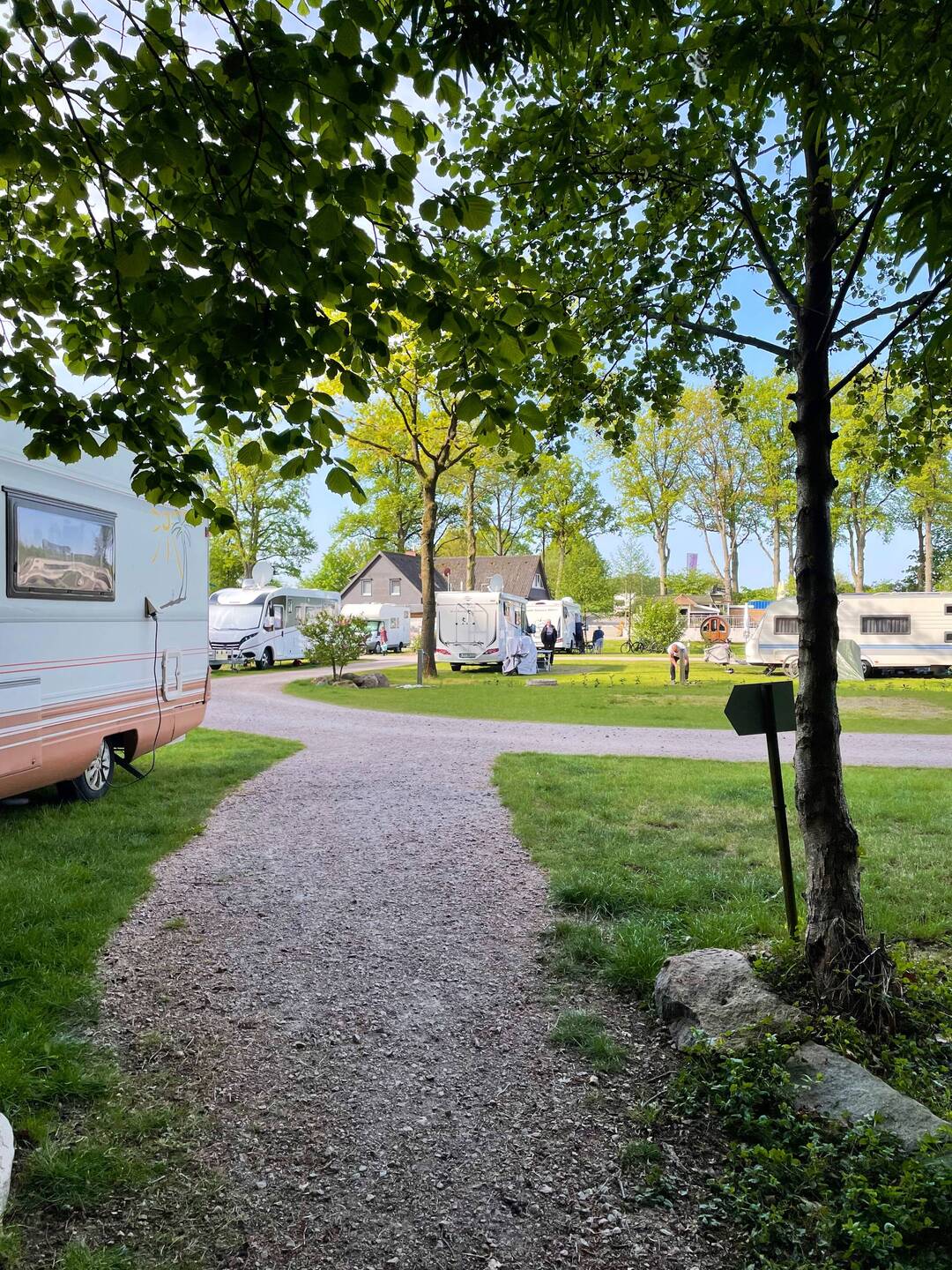Camping Brunau direkt am Trail