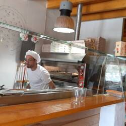 In this small village (pop 58 ) there is a pizzeria.