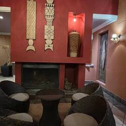 The restaurant at the Royal Villas